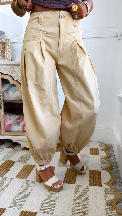 Bare Earth Wide Pant, Buttermilk