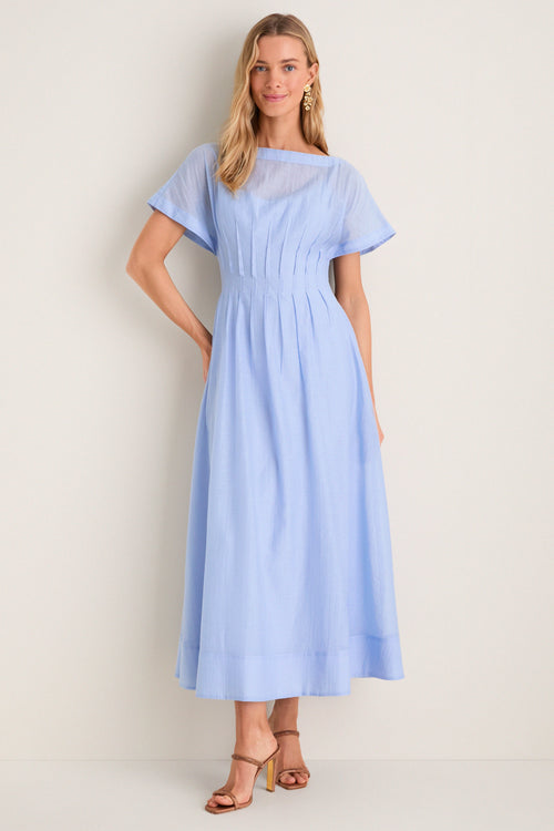 Bluebell Textured Gauze Midi Dress