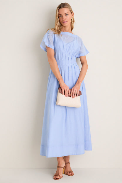 Bluebell Textured Gauze Midi Dress
