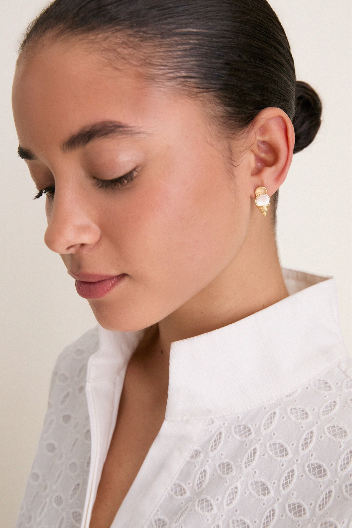 Blush Glace Studs