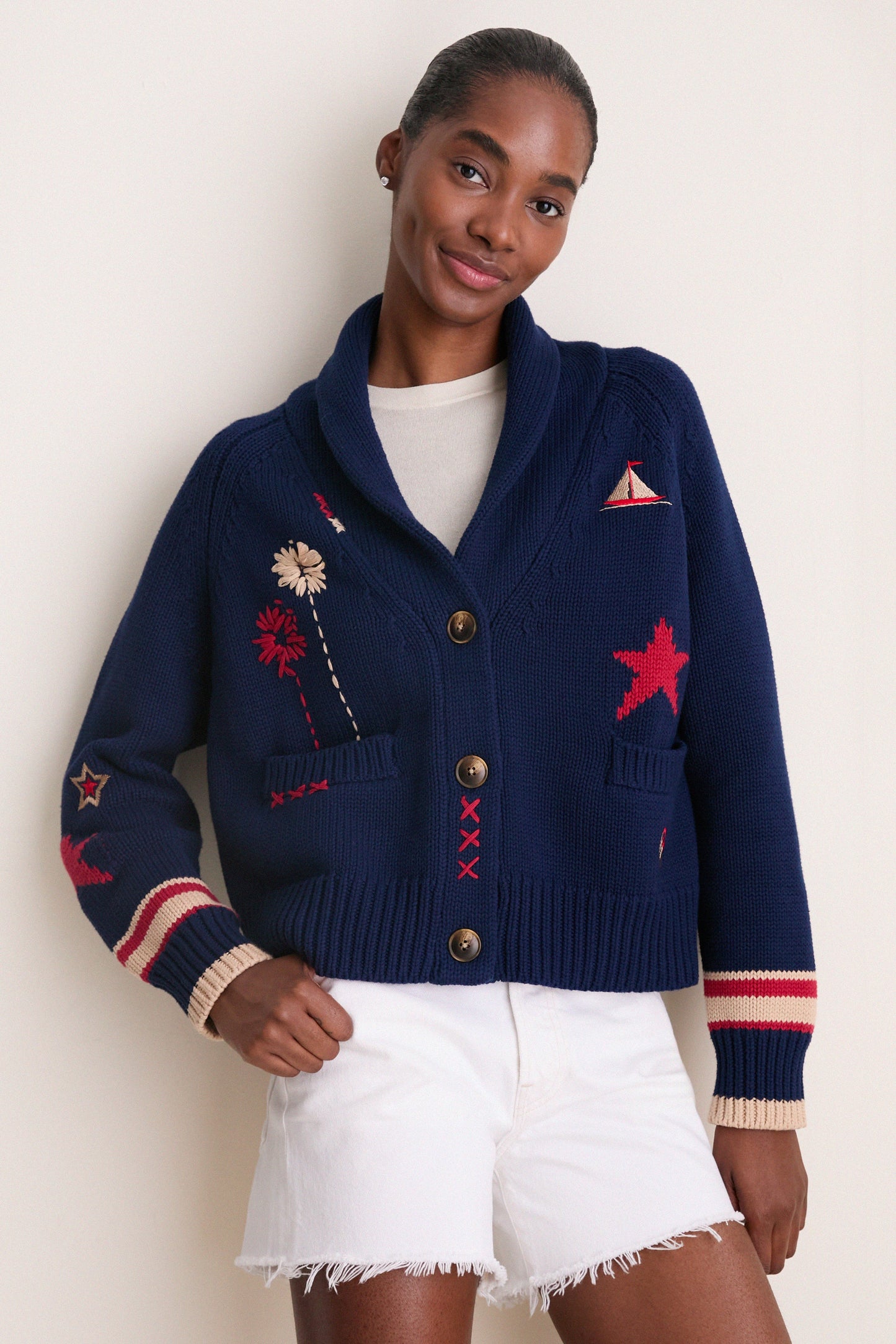 Americana Fireworks Liberty Cardigan