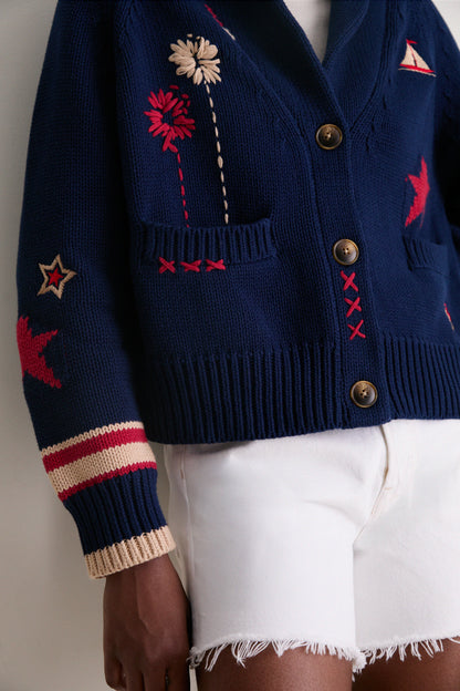 Americana Fireworks Liberty Cardigan