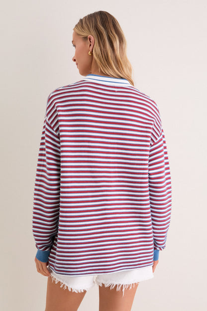All-Star Stripe Clark Sweater