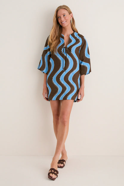 Blue Frankie Mini Dress