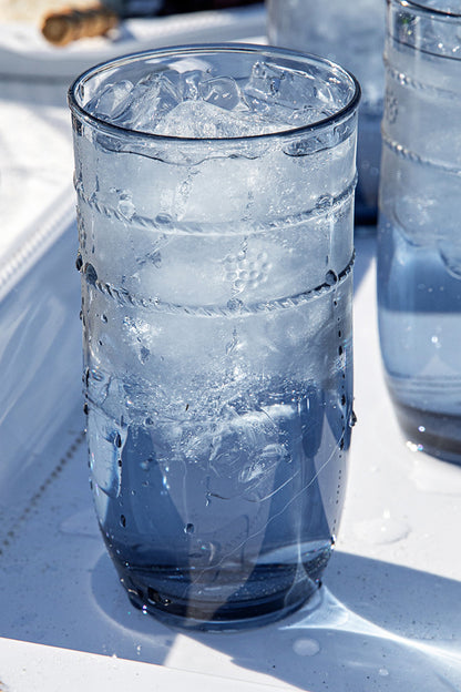 Blue Isabella Acrylic Large Tumbler Set of 4