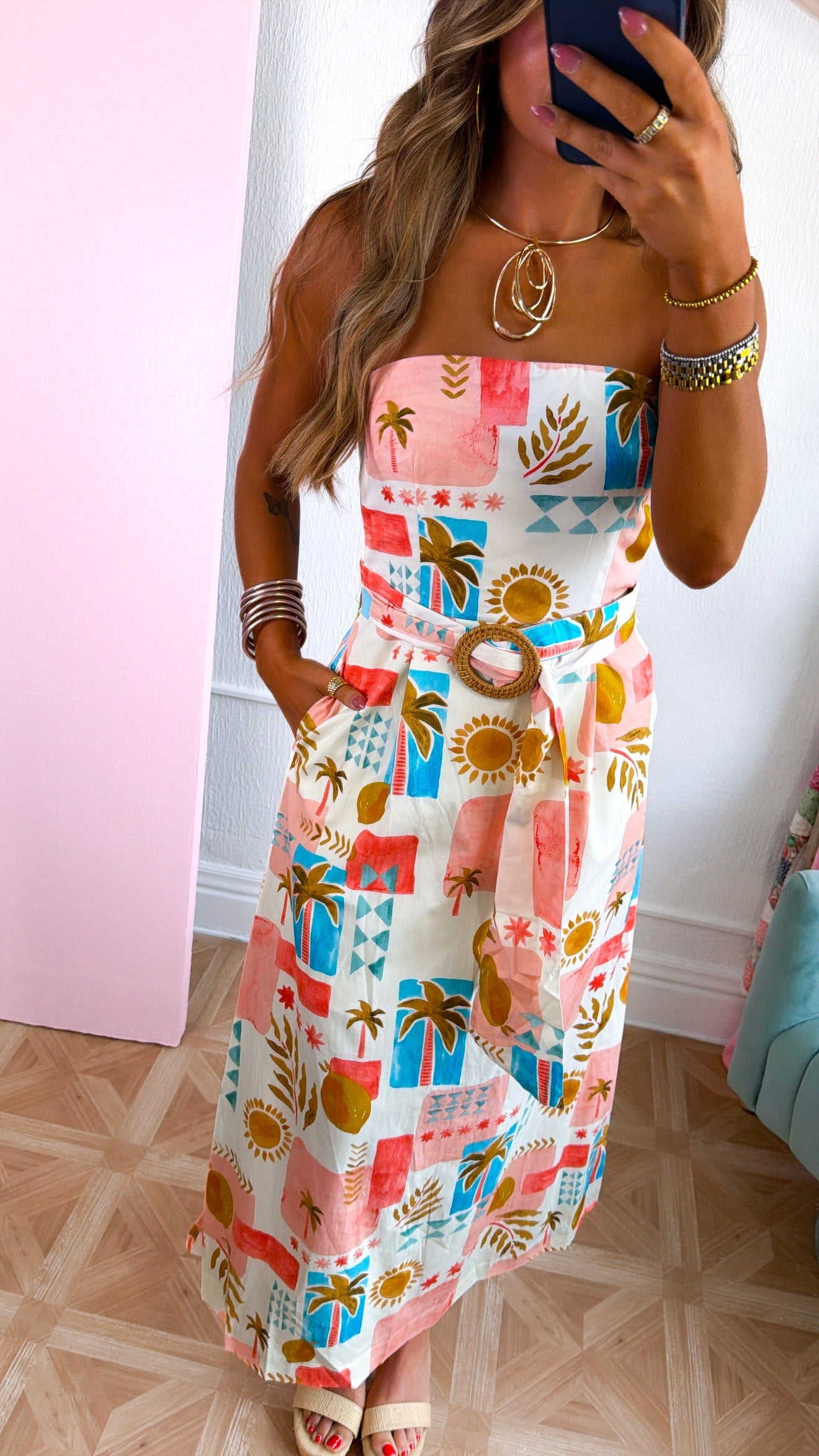 Island Breeze Midi Dress, Amalfi Coast