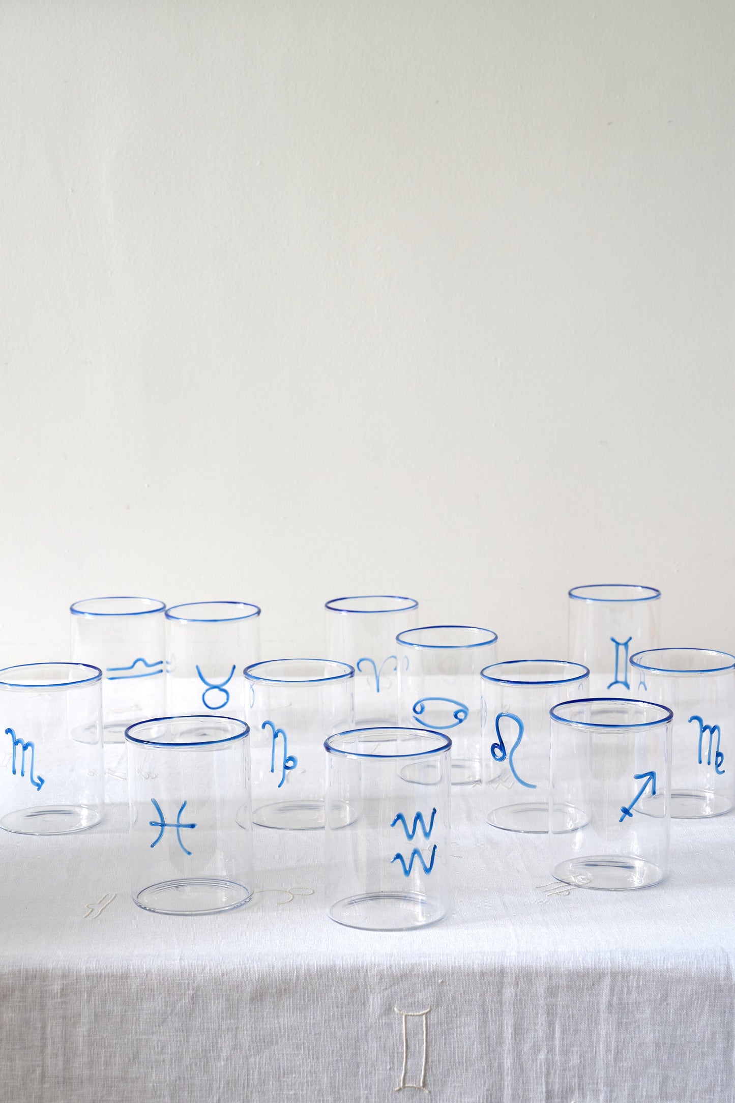 Blue Aquarius Lowball Glass (Set of 2)
