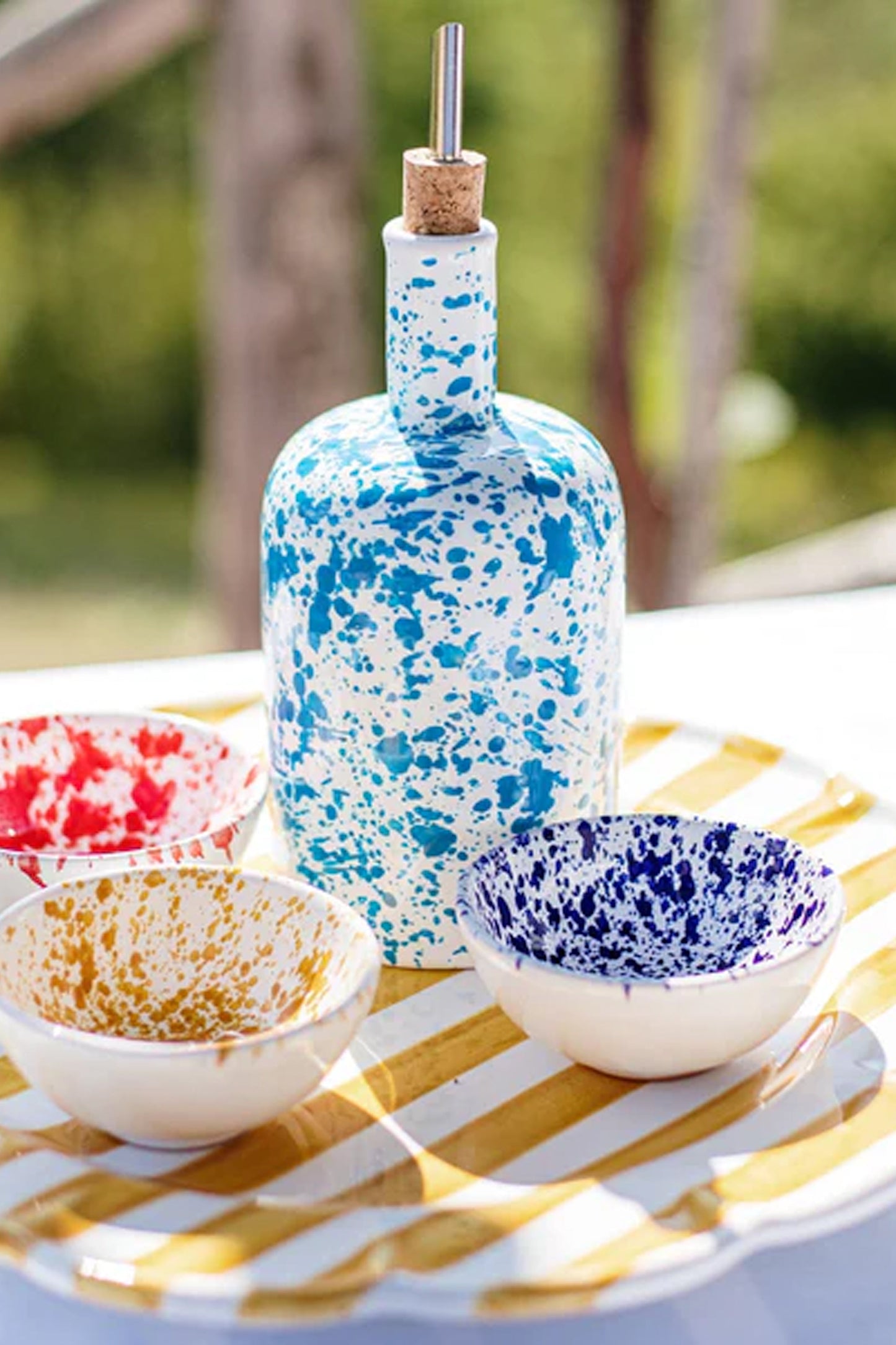 Amalfitana Splatter Olive Oil Bottle