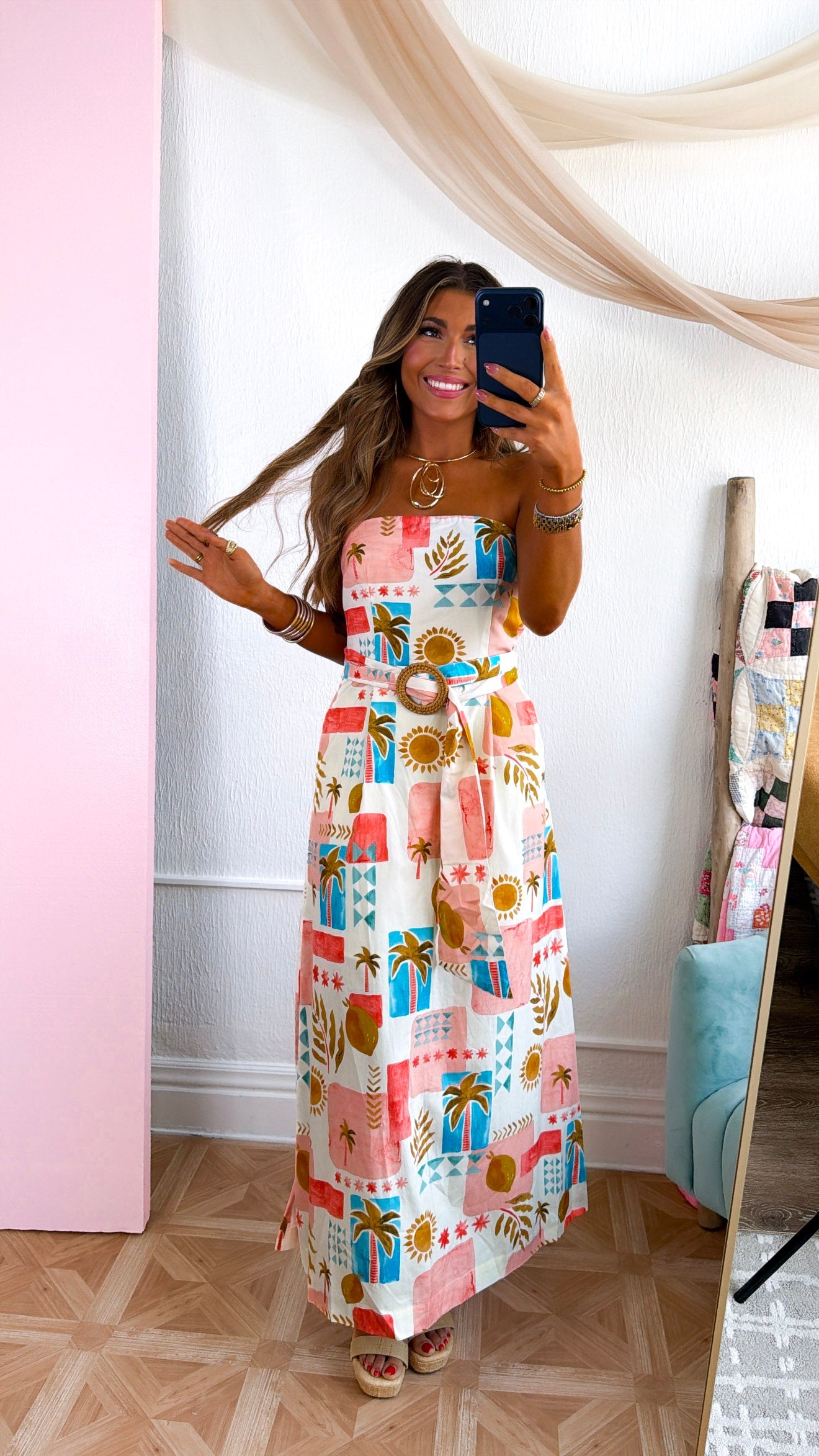 Island Breeze Midi Dress, Amalfi Coast