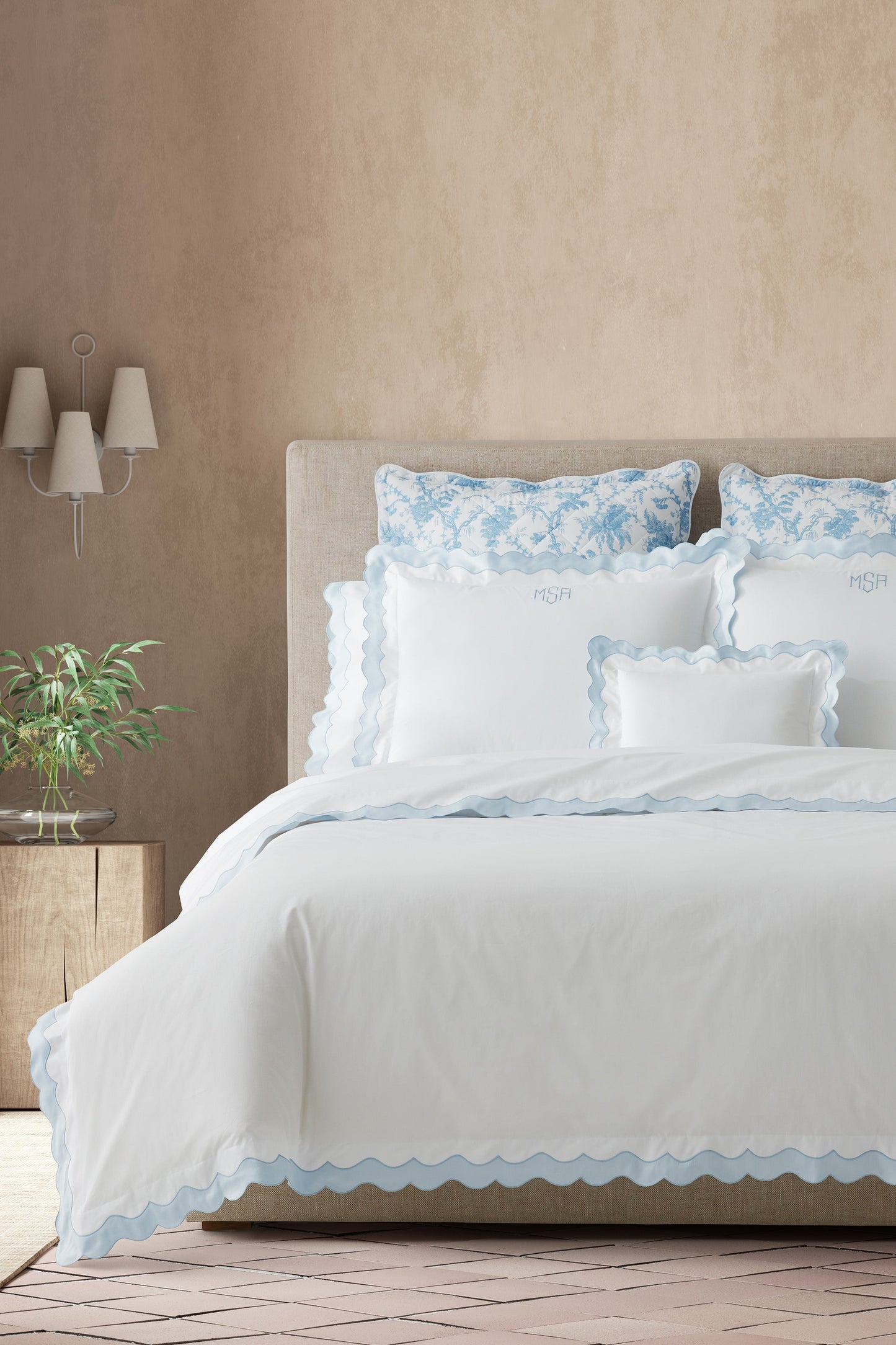 Blue Lorelei Sham