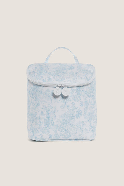 Blue Bunny Toile Take Away Insulated Lunch Bag