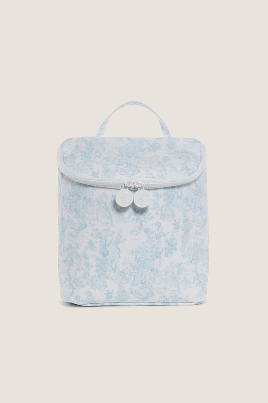 Blue Bunny Toile Take Away Insulated Lunch Bag
