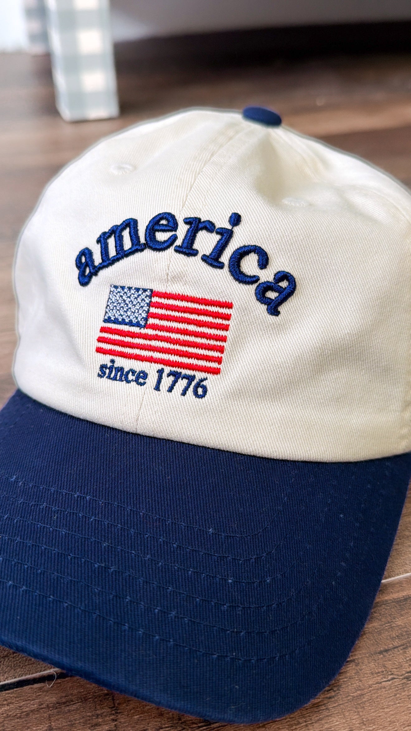 Americana Dad Cap, Navy