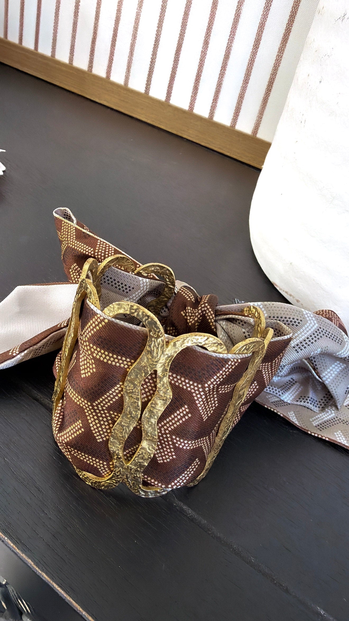 Bracelet Scarf, Brown