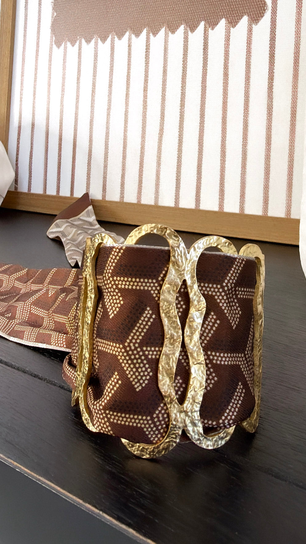 Bracelet Scarf, Brown