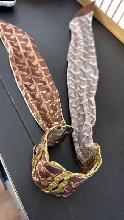 Bracelet Scarf, Brown