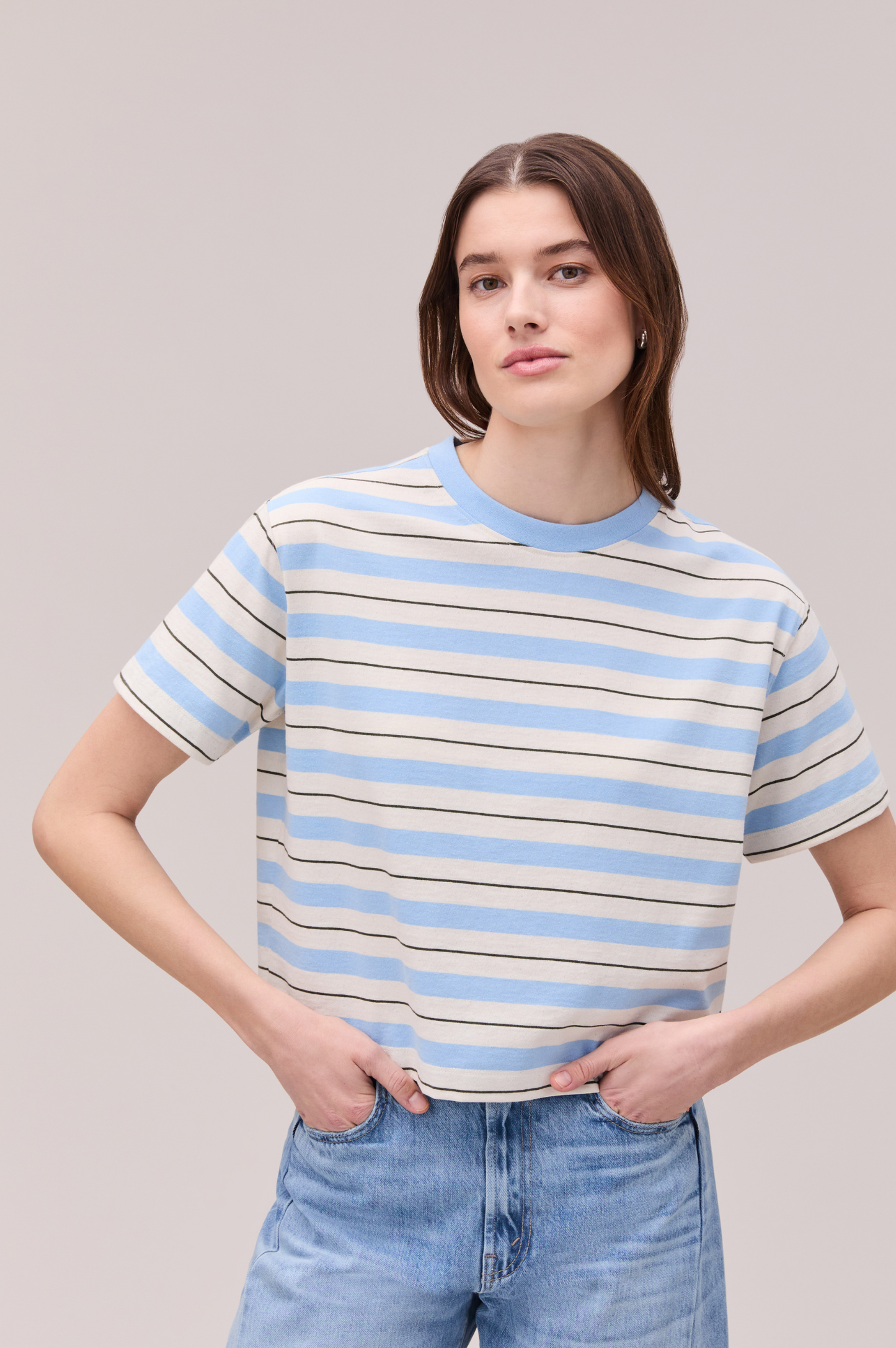 Recycled Striped Tee