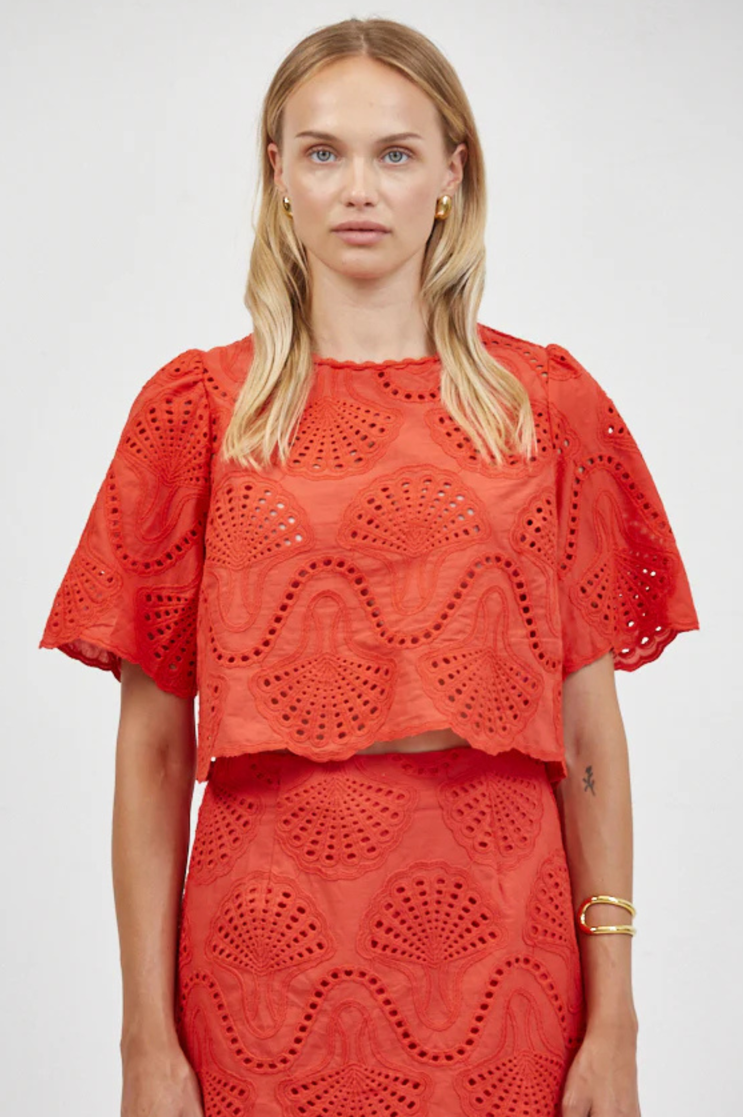 Cannes Eyelet Top