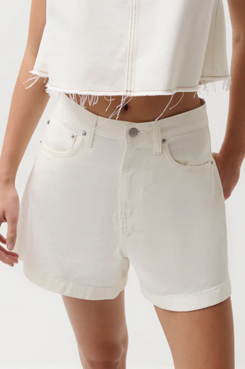 Kimora High Rise Short - Egret