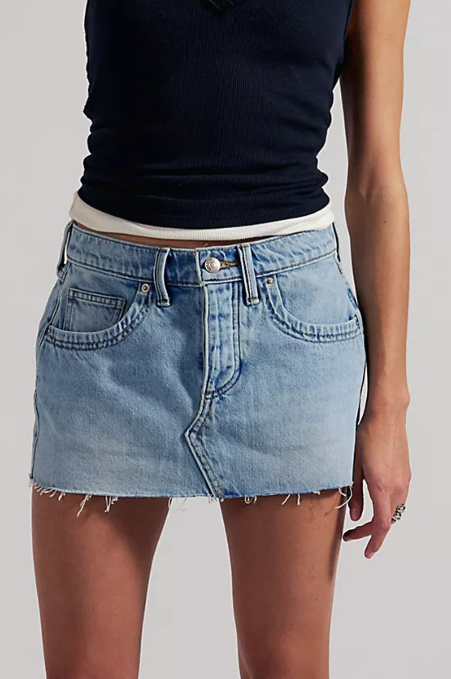 Lainey Low-Rise Mini Skirt