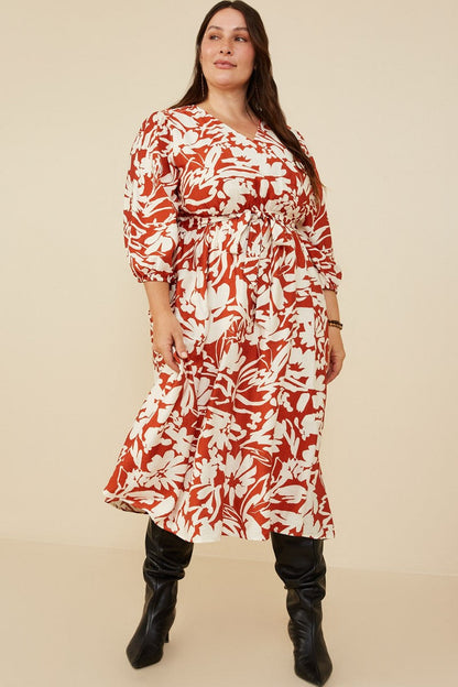 Jessie Midi Dress - Curvy