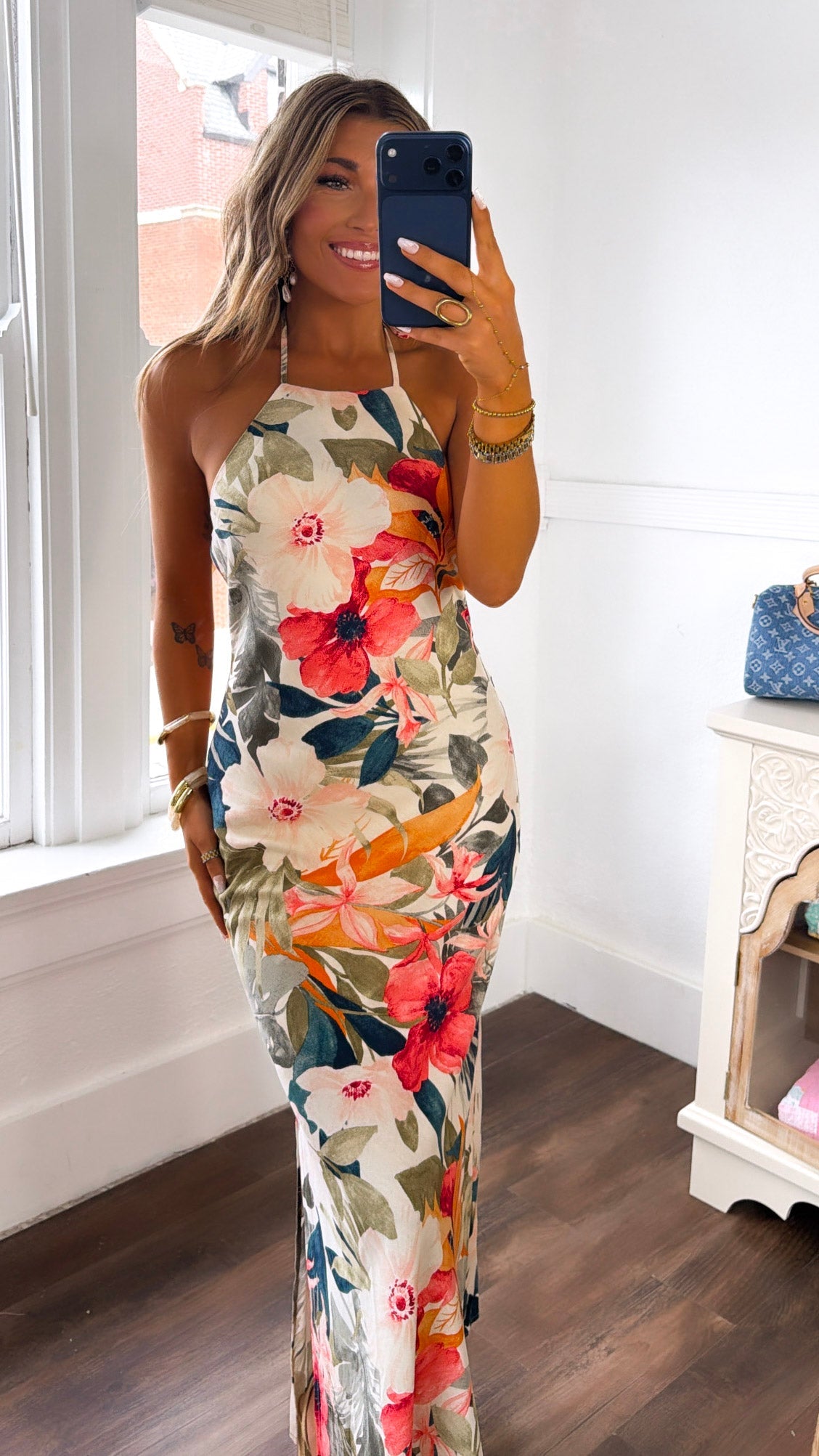 In The Tropics Maxi Dress, Floral Multi