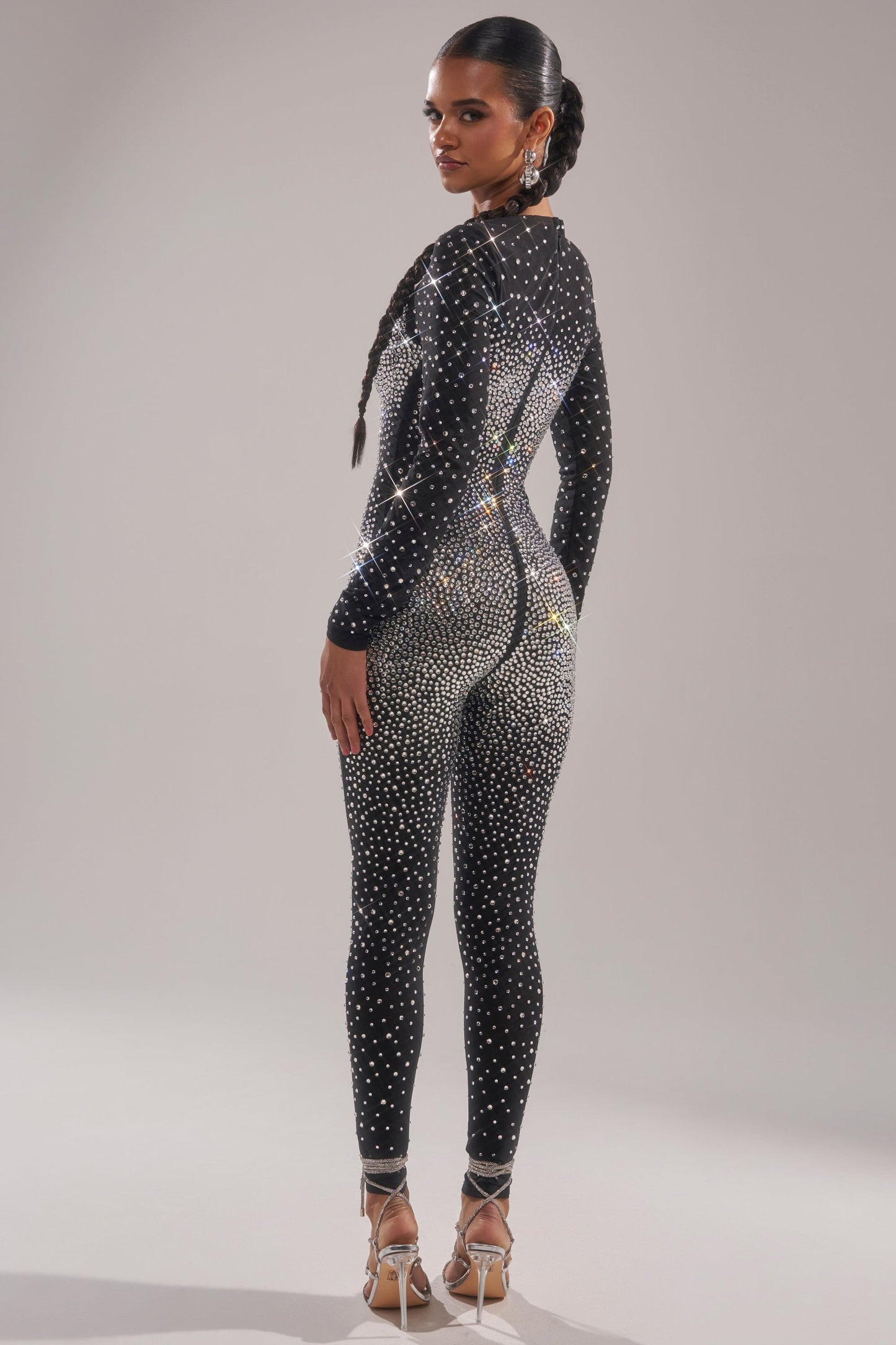ALL ABOUT ME RHINESTONE JUMPSUIT
