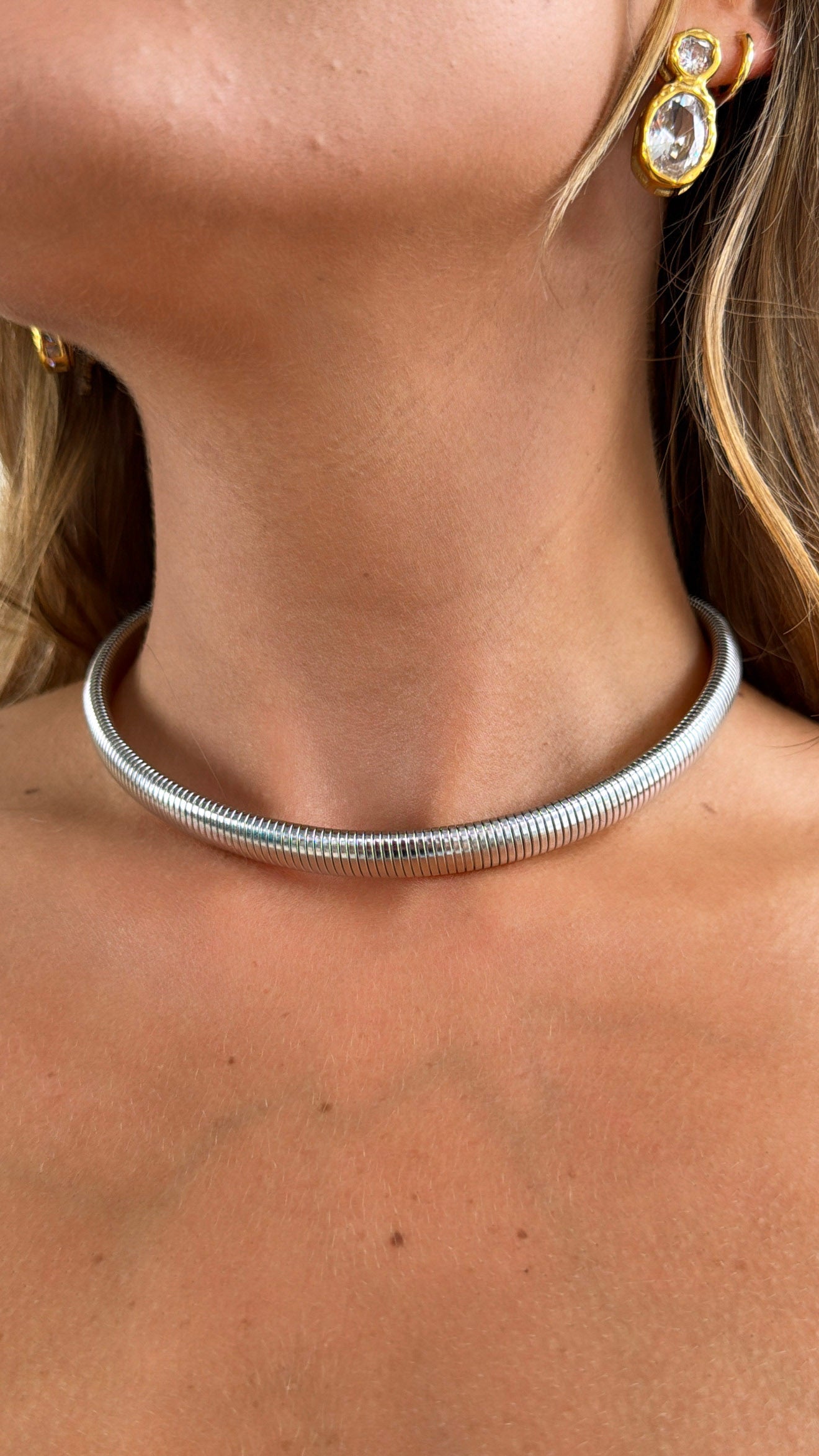 Emma Necklace, Silver