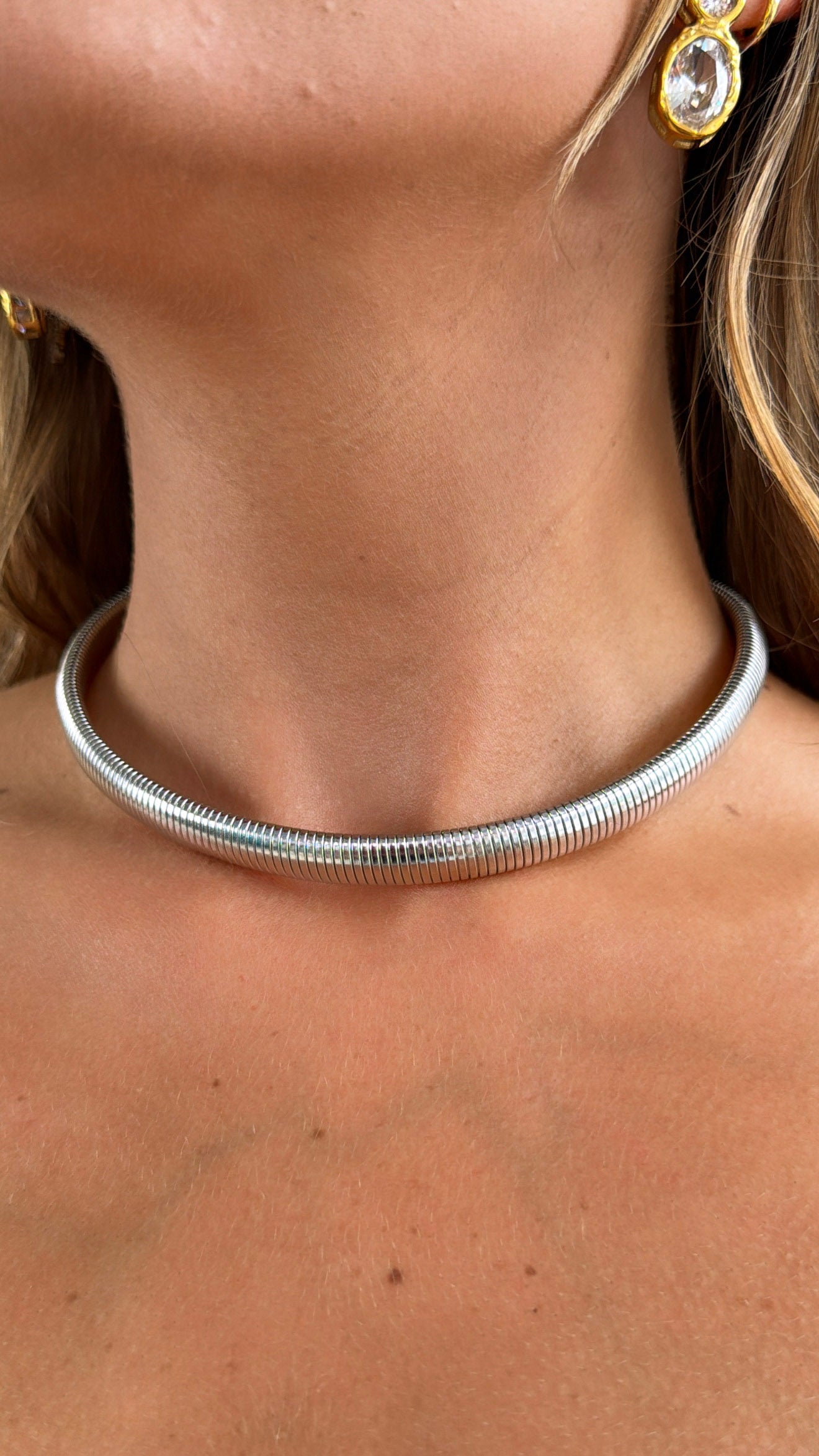 Emma Necklace, Silver