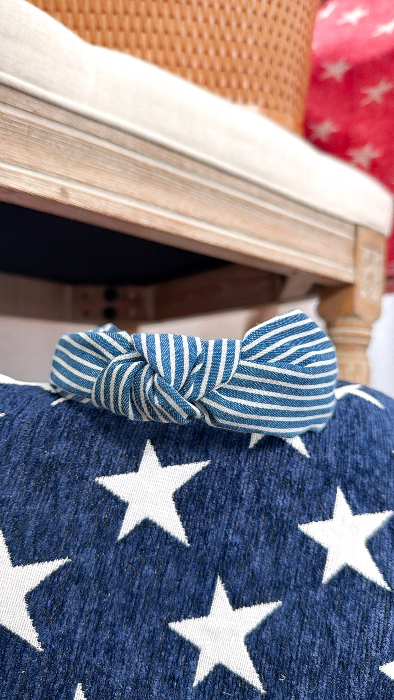 Fourth of July Stripe Printed Headband