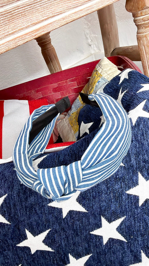 Fourth of July Stripe Printed Headband