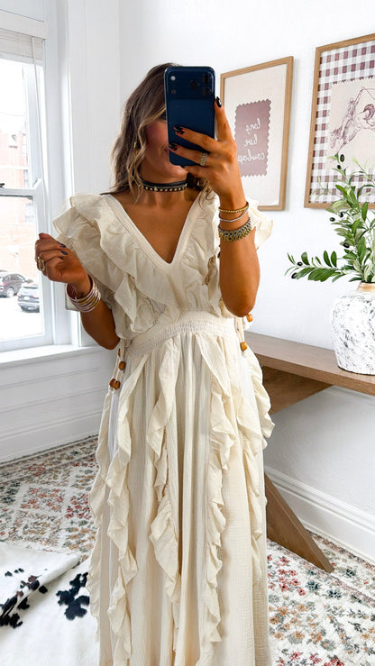 Indie Dreams Maxi Dress, Ivory