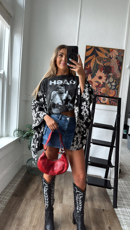 Midnight Outlaw Graphic tee, Black