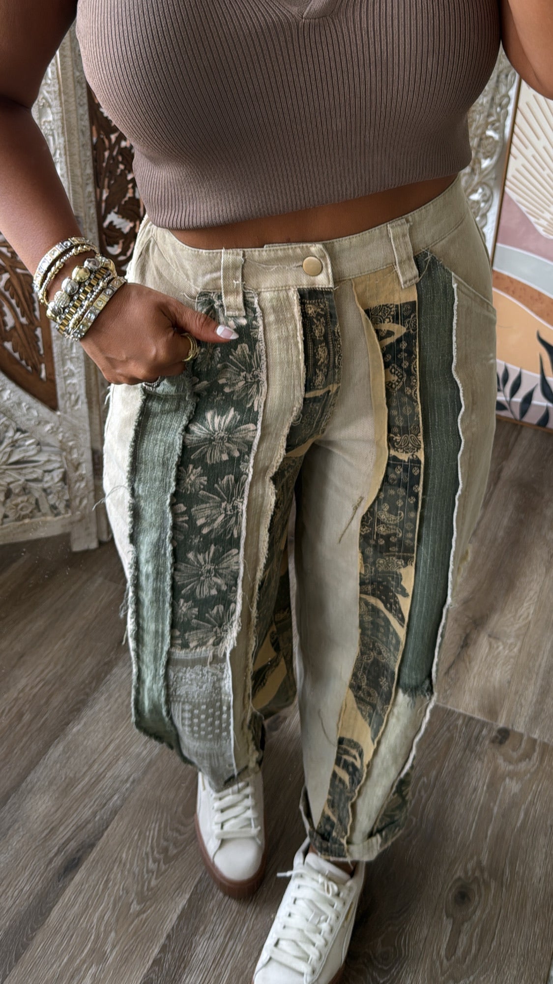 Pure Artistry Patchwork Pant