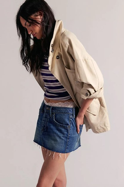 Lainey Low-Rise Mini Skirt