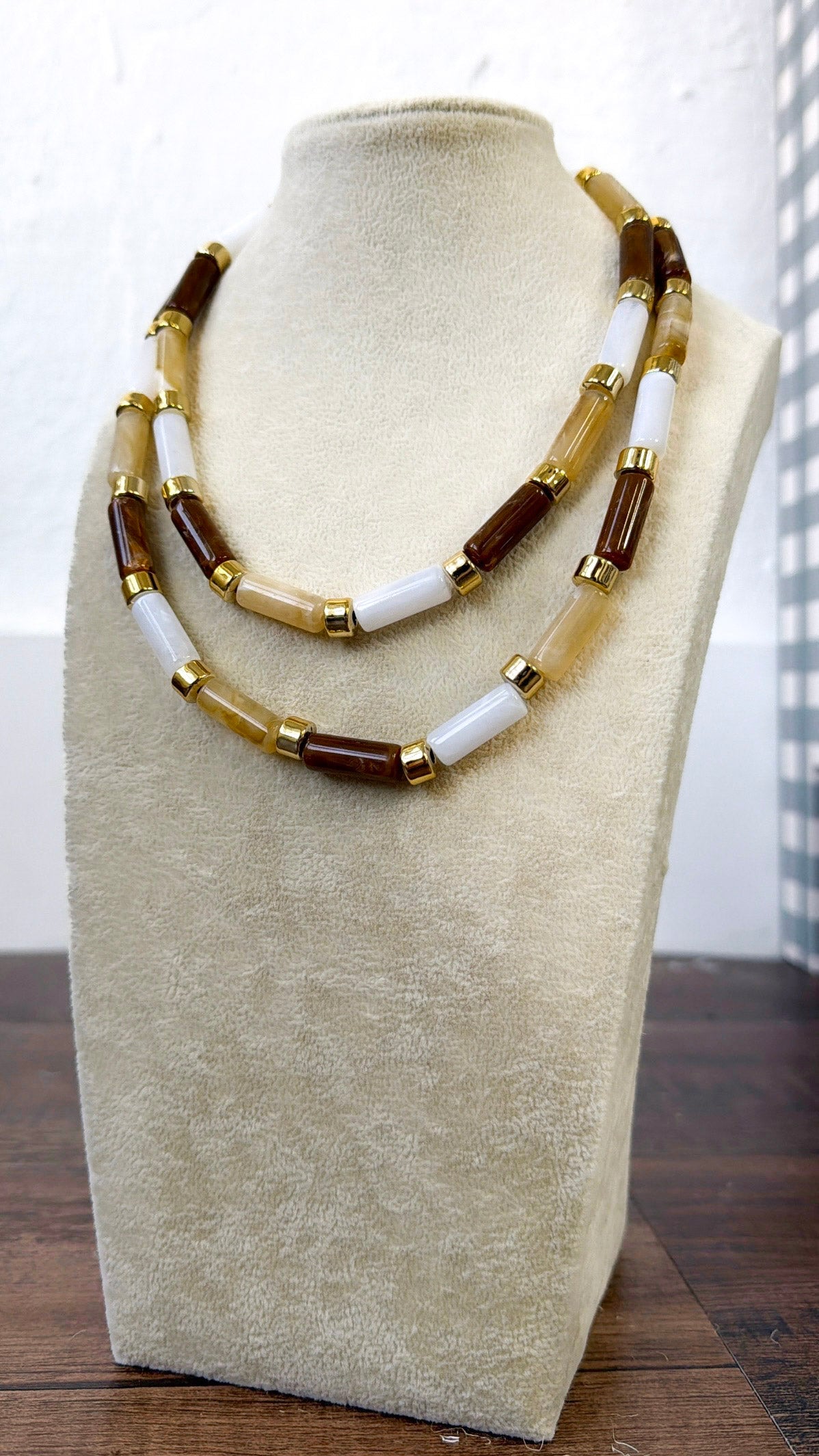 Caramel Candy Bar Chic Necklace