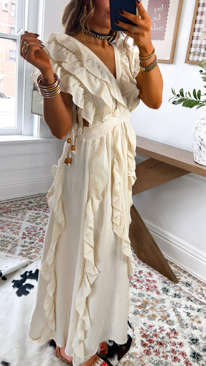 Indie Dreams Maxi Dress, Ivory