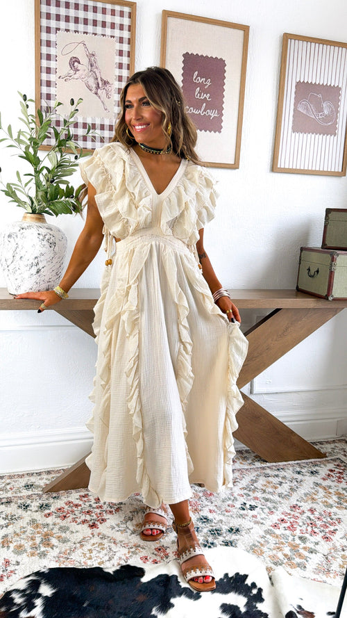 Indie Dreams Maxi Dress, Ivory