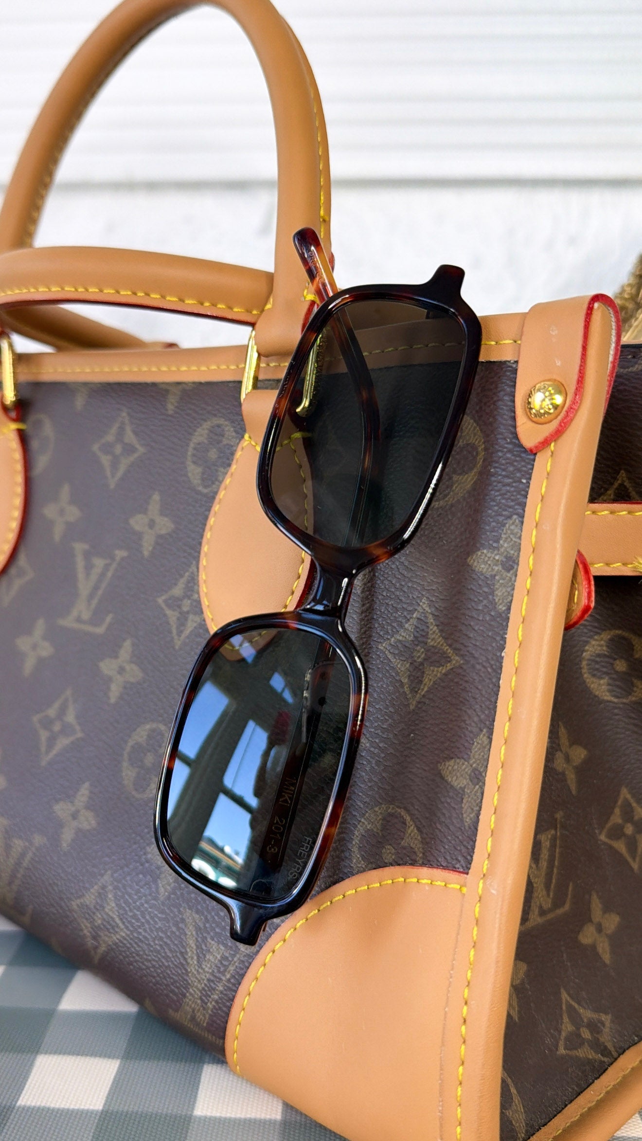 FREYRS: Miki Acetate Rectangular Unisex Sunglasses