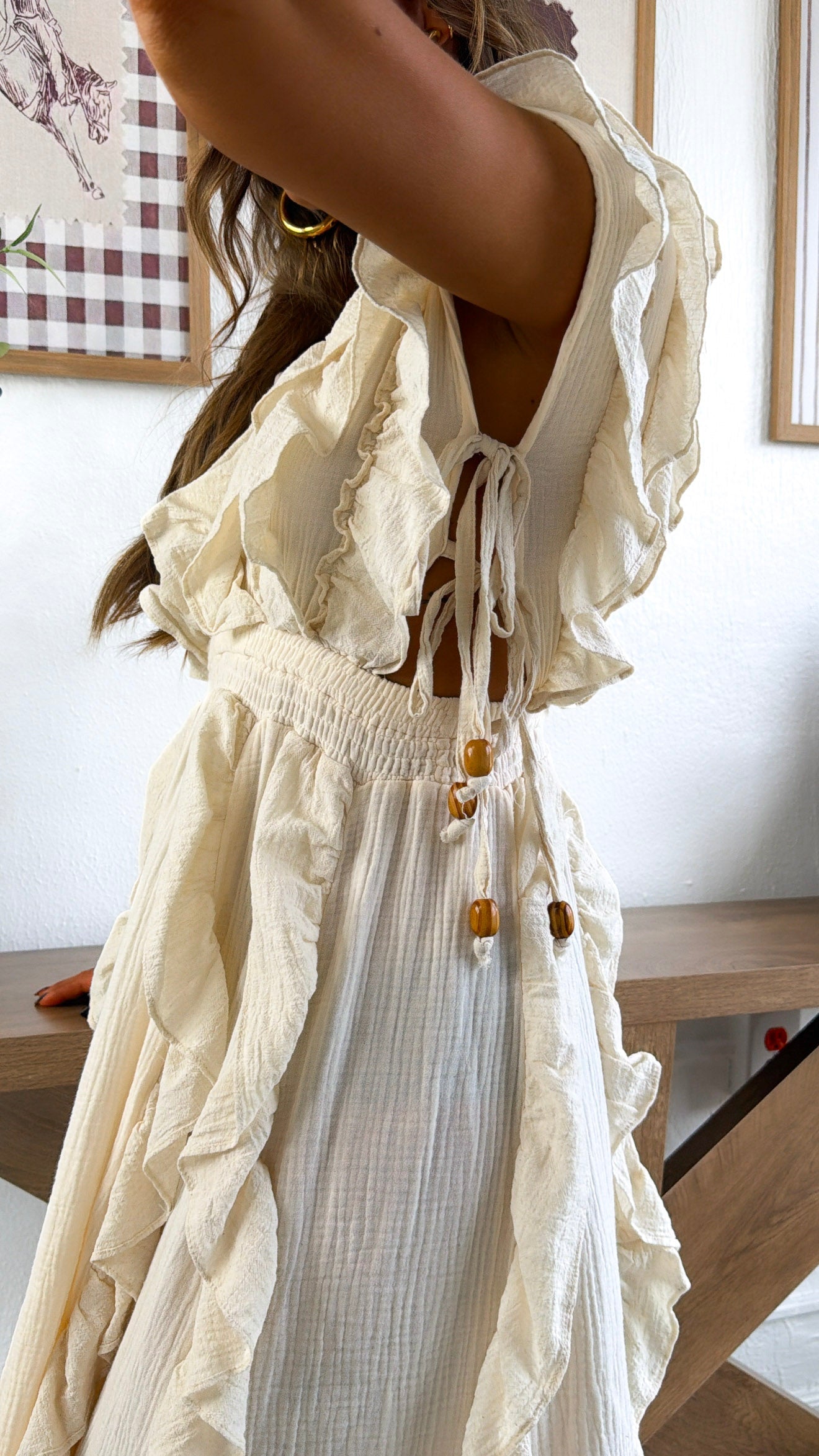 Indie Dreams Maxi Dress, Ivory