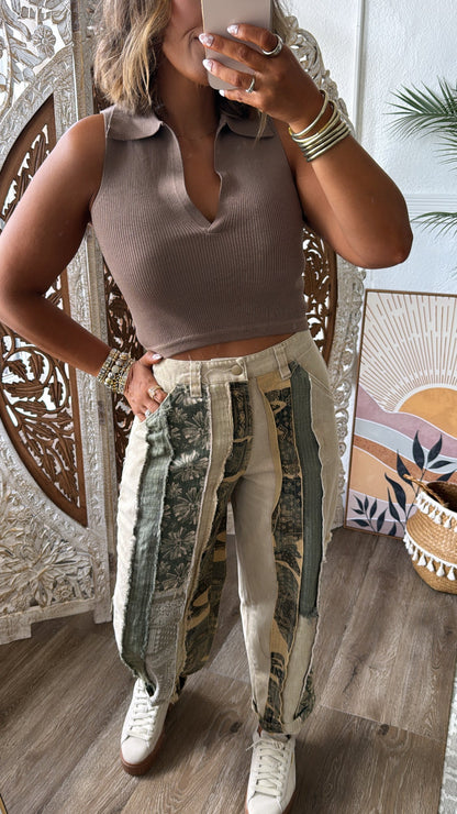 Pure Artistry Patchwork Pant