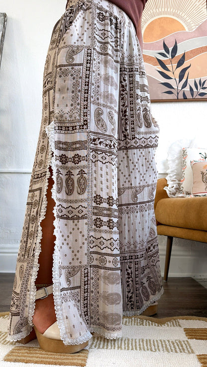Antique Earth Pants, Tan Multi