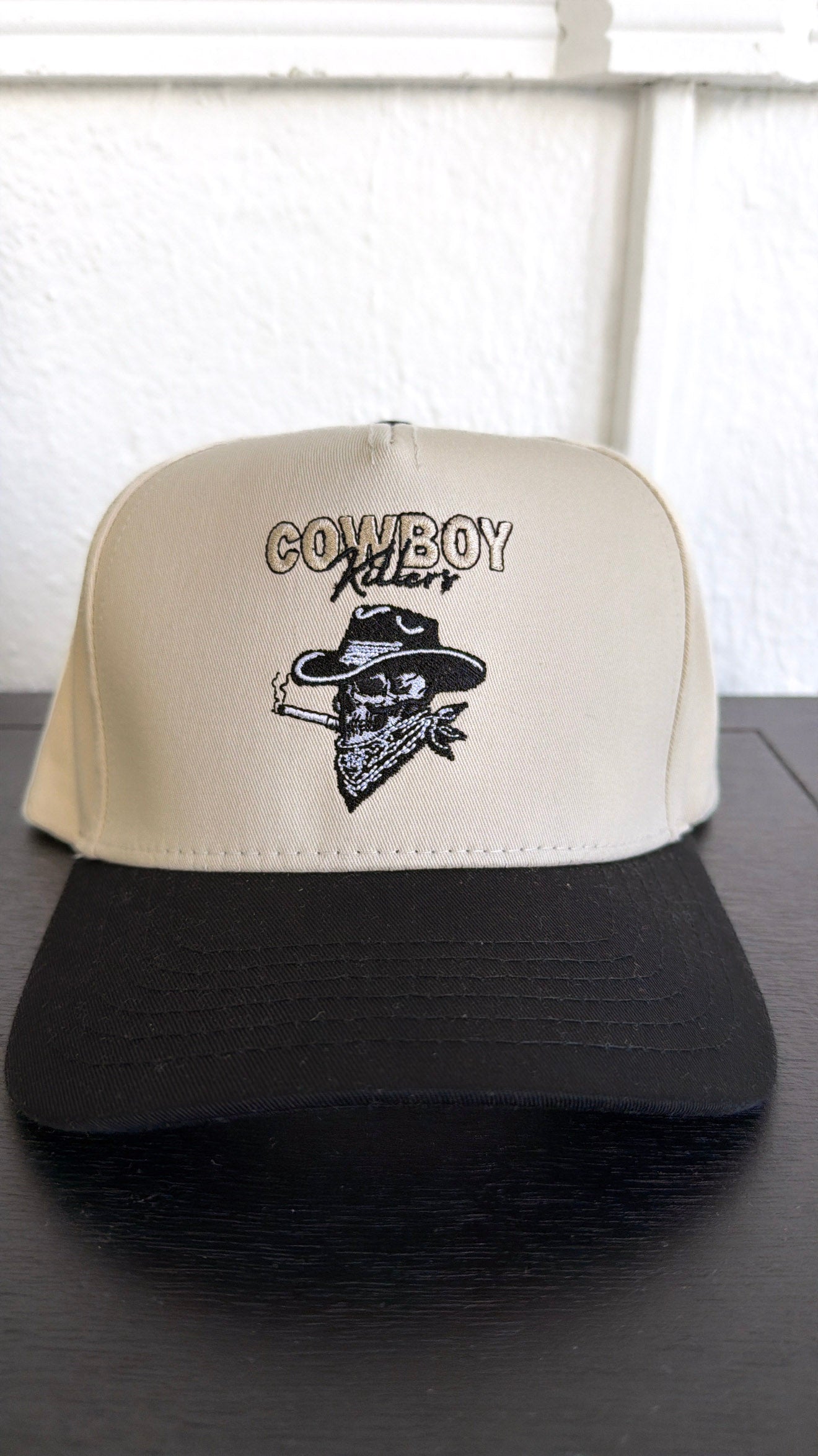 Cowboy Killers Trucker Hat, Black/Natural