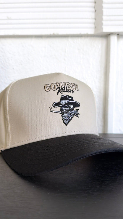 Cowboy Killers Trucker Hat, Black/Natural