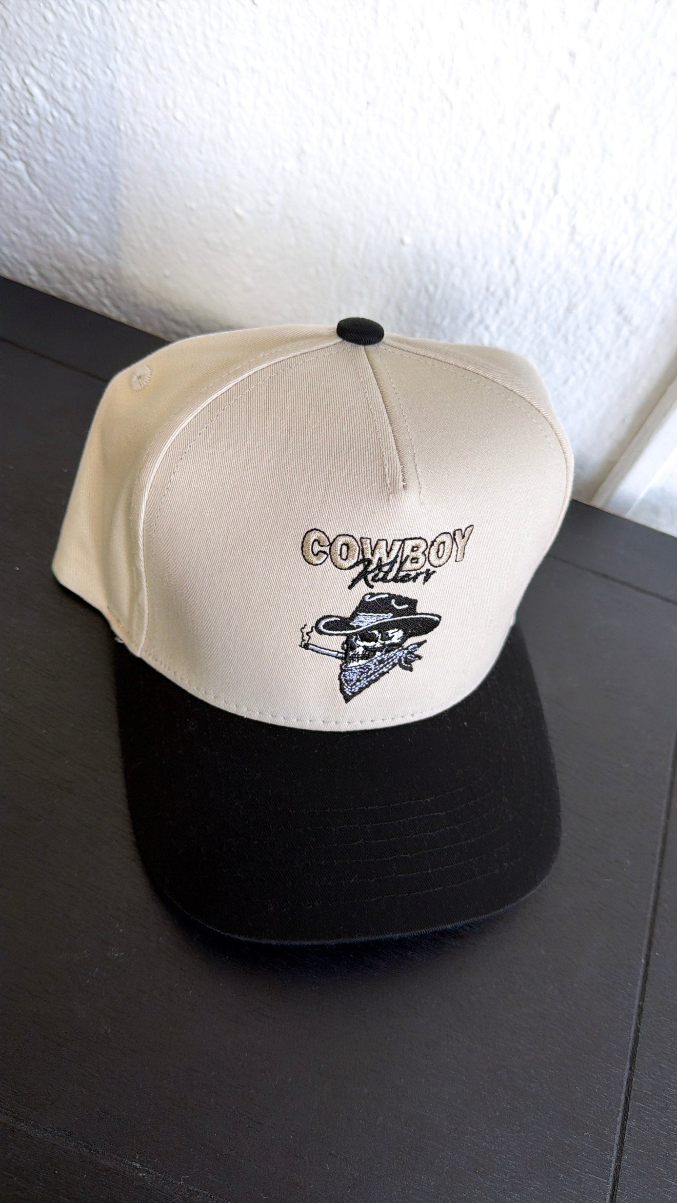 Cowboy Killers Trucker Hat, Black/Natural