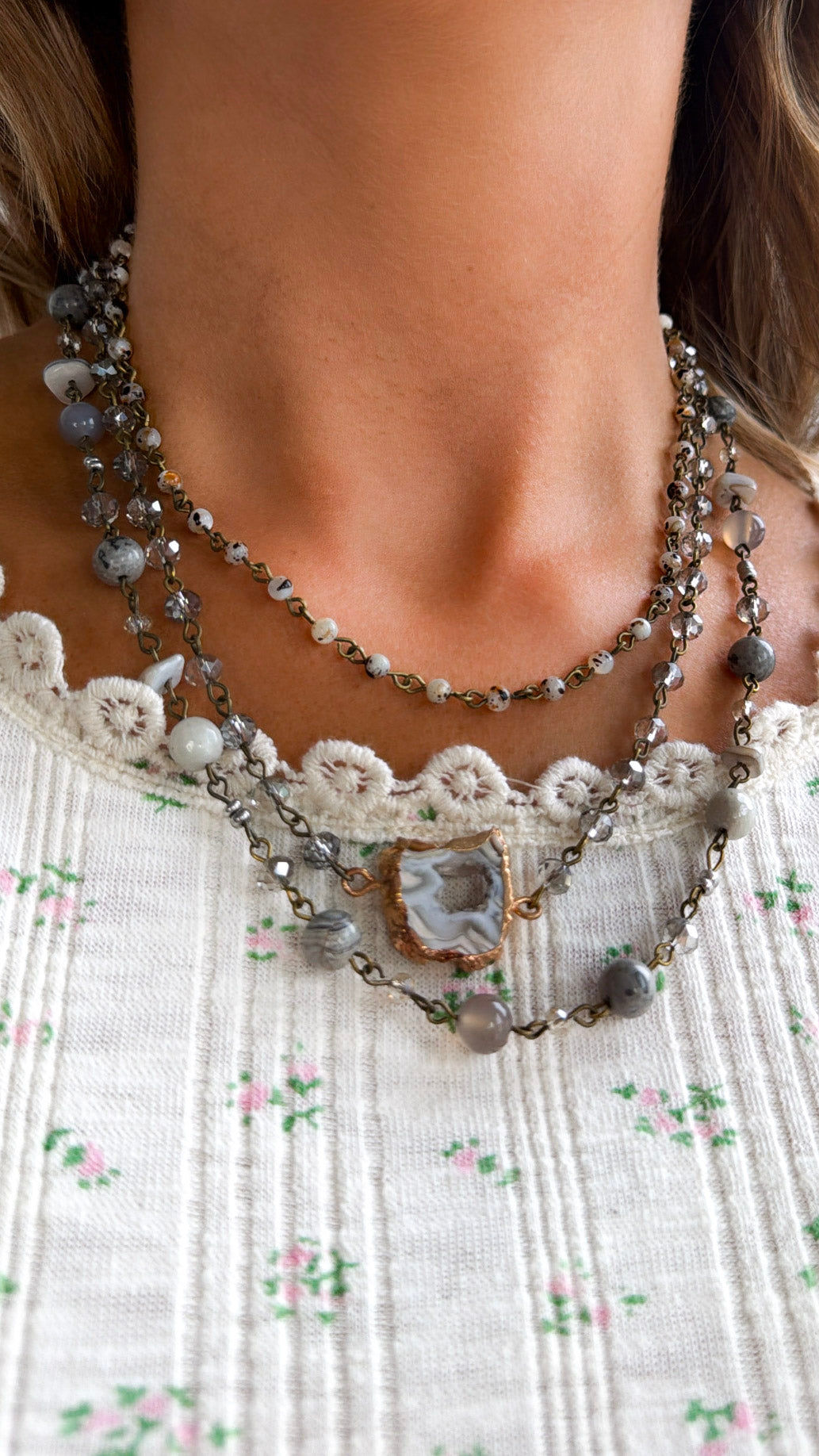 Florence Short Layered Necklace