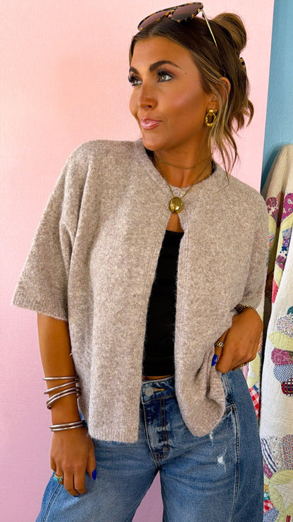 Lilac Skies Knit Sweater, Chestnut