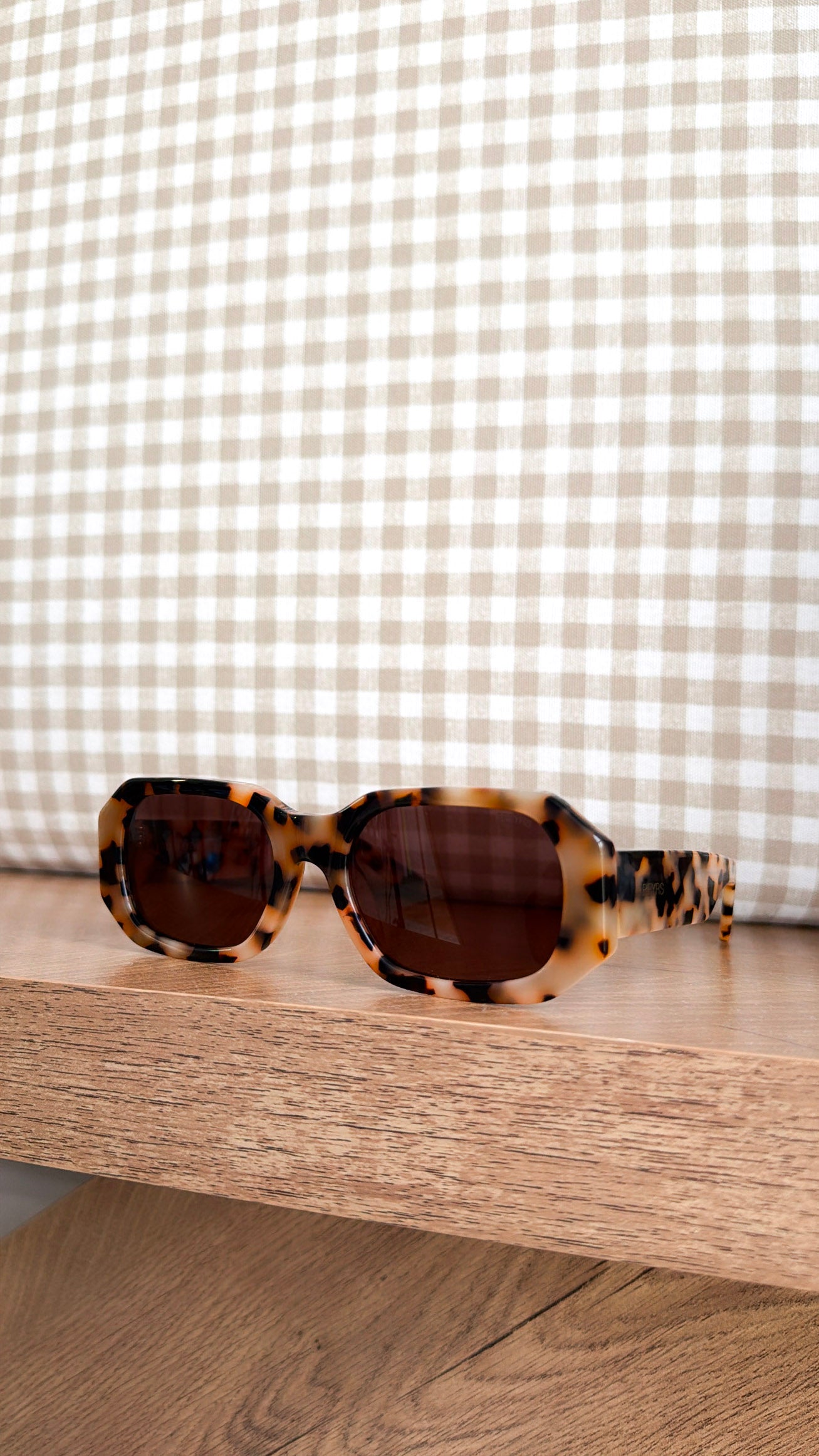FREYRS: Onyx Acetate Womens Rectangular Sunglasses