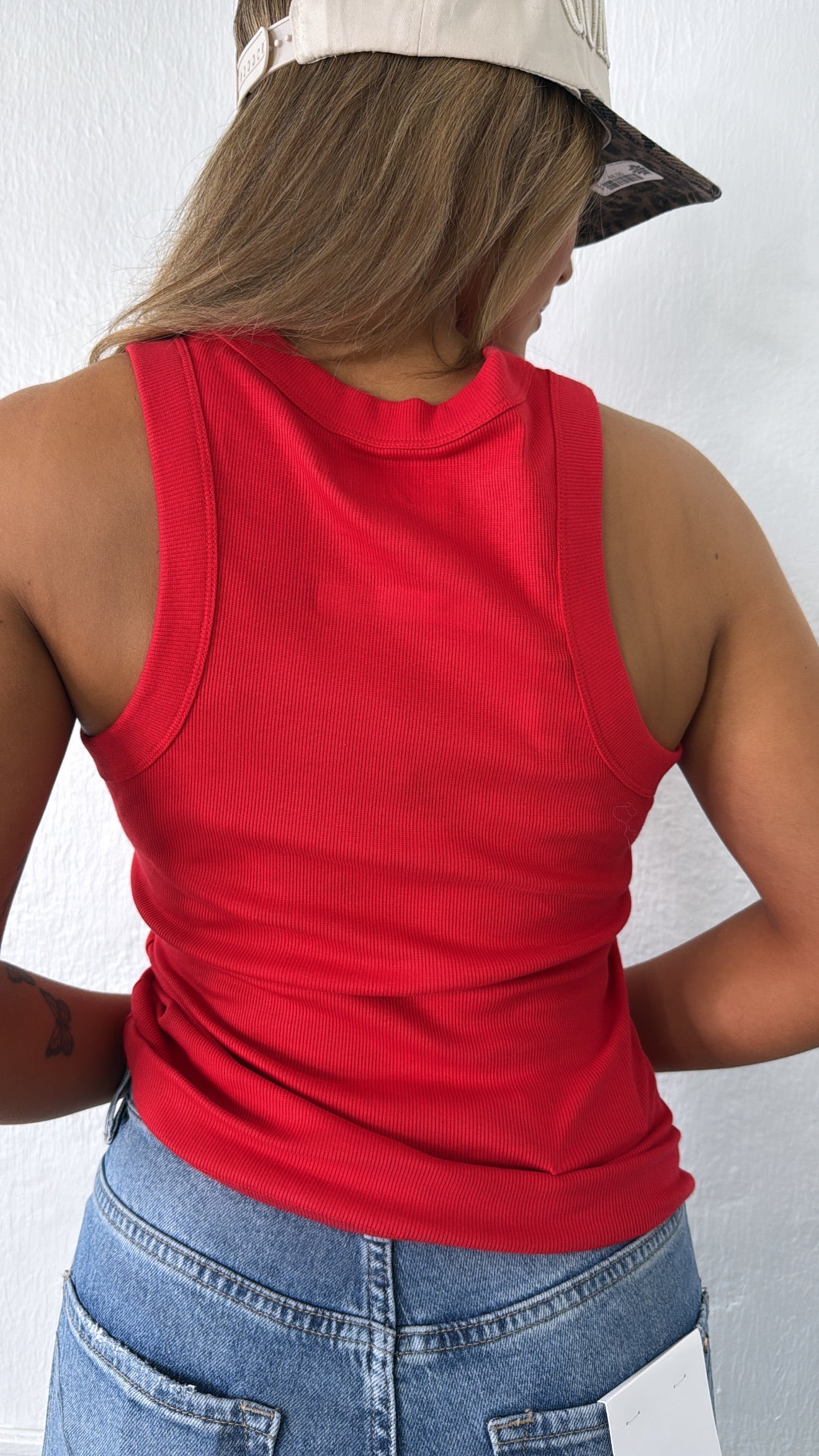 Buckeye Razor Back Tank, Red