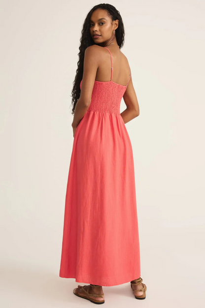 Bayside Linen Maxi Dress
